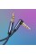 Аудіокабель UGREEN 3.5mm Male to 3.5mm Male Cable Gold Plated Metal Case with Braid 1m (Blue Black) (UGR-60179)