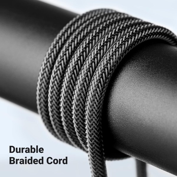 Аудіокабель UGREEN 3.5mm TRS to Dual 6.35mm TS Audio Cable 1m (Gray) (UGR-10613)