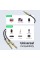 Аудіокабель UGREEN 3.5mm TRS to Dual 6.35mm TS Audio Cable 1m (Gray) (UGR-10613)