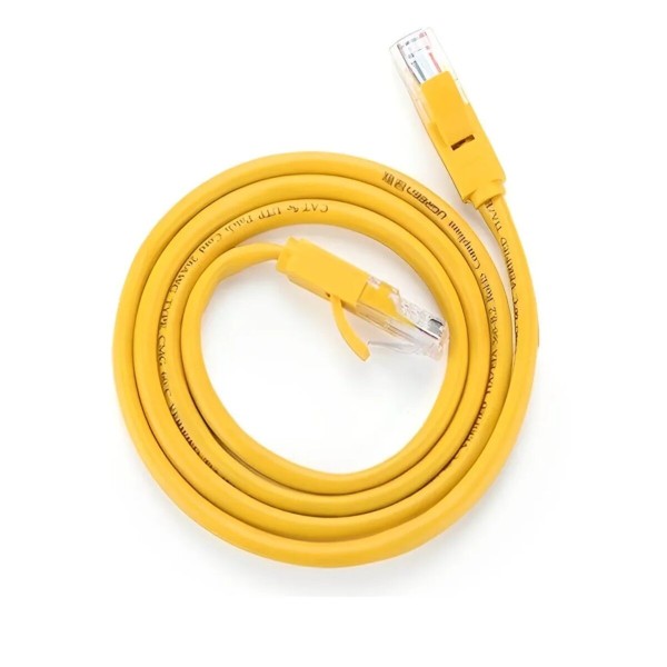 Мережевий кабель UGREEN Cat 5e U/UTP Lan Cable 1m (Yellow) (UGR-11230)
