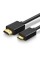 Перехідник UGREEN Mini HDMI to HDMI 4K Cable Male to Male Black 1.5m (UGR-11167)