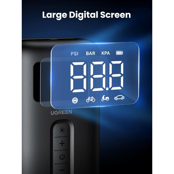 Автомобільний насос UGREEN Portable Tire Inflator (UGR-15951)