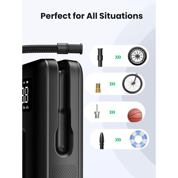 Автомобільний насос UGREEN Portable Tire Inflator (UGR-15951)
