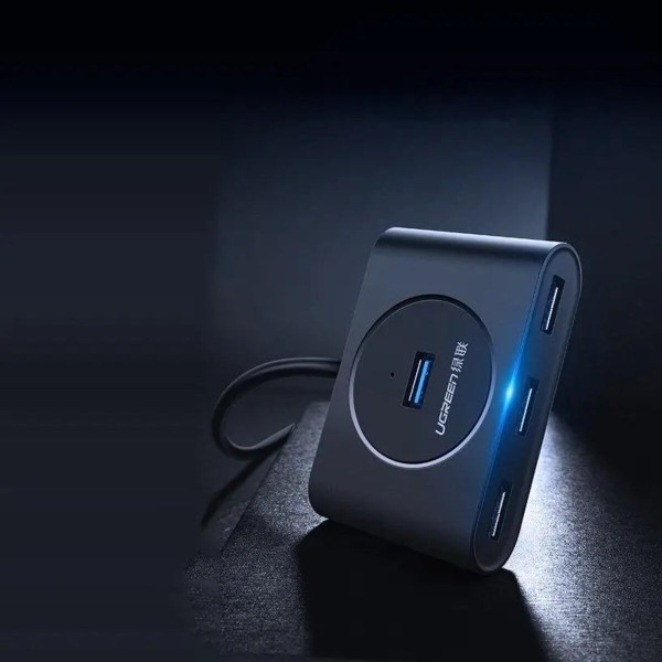 USB-хаб UGREEN USB 3.0 Hub 0.5m (Black) (UGR-20290)