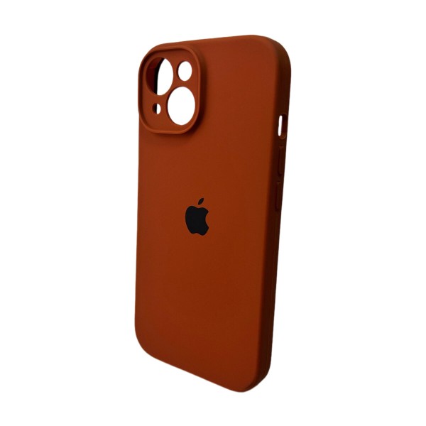 Чохол для смартфона Silicone Full Case AA Camera Protect for Apple iPhone 15 42,Saddle Brown (FullAAi15-42)