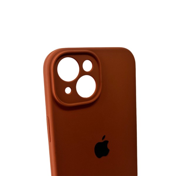 Чохол для смартфона Silicone Full Case AA Camera Protect for Apple iPhone 15 42,Saddle Brown (FullAAi15-42)
