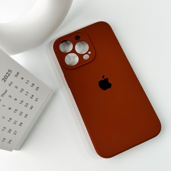 Чохол для смартфона Silicone Full Case AA Camera Protect for Apple iPhone 13 Pro 42,Saddle Brown (FullAAi13P-42)
