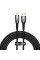 Кабель Baseus Glimmer Series Fast Charging Data Cable USB to iP 2.4A 2m Black (CADH000301)