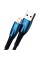 Кабель Baseus Glimmer Series Fast Charging Data Cable USB to iP 2.4A 2m Blue (CADH000303)