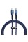 Кабель Baseus Glimmer Series Fast Charging Data Cable Type-C to Type-C 100W 1m Blue (CADH000703)