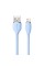 Кабель Baseus Jelly Liquid Silica Gel Fast Charging Data Cable USB to iP 2.4A 2m Blue (CAGD000103)