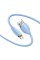 Кабель Baseus Jelly Liquid Silica Gel Fast Charging Data Cable USB to iP 2.4A 2m Blue (CAGD000103)