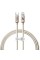 Кабель Baseus Crystal Shine Series Fast Charging Data Cable Type-C to iP 20W 2m Pink (CAJY001404)