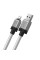 Кабель Baseus CoolPlay Series Fast Charging Cable USB to iP 2.4A 1m White (CAKW000402)