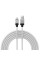 Кабель Baseus CoolPlay Series Fast Charging Cable USB to iP 2.4A 1m White (CAKW000402)