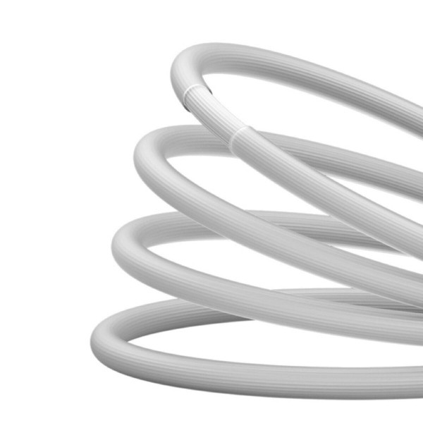 Кабель Baseus CoolPlay Series Fast Charging Cable USB to iP 2.4A 1m White (CAKW000402)