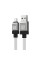 Кабель Baseus CoolPlay Series Fast Charging Cable USB to iP 2.4A 1m White (CAKW000402)