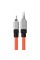 Кабель Baseus CoolPlay Series Fast Charging Cable USB to iP 2.4A 2m Orange (CAKW000507)