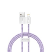 Кабель Baseus Dynamic Series Fast Charging Data Cable USB to iP 2.4A 2m Purple (CALD000505)