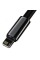 Кабель Baseus Tungsten Gold Fast Charging Data Cable USB to iP 2.4A 2m Black (CALWJ-A01)