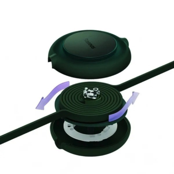 Кабель Baseus Bright Mirror 2 Series Retractable 3-in-1 Fast Charging  Data Cable USB to M+L+C 3.5A 1.1m Green (CAMJ010006)