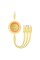 Кабель Baseus Bright Mirror 2 Series Retractable 3-in-1 Fast Charging  Data Cable USB to M+L+C 3.5A 1.1m yellow (CAMJ010011)