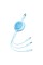 Кабель Baseus Bright Mirror 2 Series Retractable 3-in-1 Fast Charging  Data Cable USB to M+L+C 3.5A 1.1m Sky Blue (CAMJ010017)