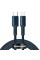 Кабель Baseus High Density Braided Fast Charging Data Cable Type-C to iP PD 20W 1m Blue (CATLGD-03)
