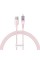 Кабель Baseus Explorer Series Fast Charging Cable with Smart Temperature Control USB to iP 2.4A 1m Pink (CATS010004)