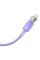 Кабель Baseus Explorer Series Fast Charging Cable with Smart Temperature Control USB to iP 2.4A 1m Purple (CATS010005)