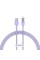 Кабель Baseus Explorer Series Fast Charging Cable with Smart Temperature Control USB to iP 2.4A 1m Purple (CATS010005)