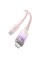 Кабель Baseus Explorer Series Fast Charging Cable with Smart Temperature Control Type-C to iP 20W 1m Pink (CATS010204)