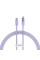 Кабель Baseus Explorer Series Fast Charging Cable with Smart Temperature Control Type-C to iP 20W 1m Purple (CATS010205)