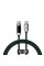 Кабель Baseus Display Fast Charging Data Cable Type-C to Type-C 100W 2m Green (CATSK-C06)