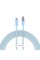 Кабель Baseus Explorer Series Fast Charging Cable with Smart Temperature Control Type-C to Type-C 100W 2m Galaxy Blue (P10319703311-01)