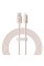 Кабель Baseus Habitat Series Fast Charging Cable USB to iP 2.4A 2m Wheat Pink (P10360200421-01)