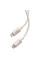 Кабель Baseus Habitat Series Fast Charging Cable Type-C to Type-C 100W 2m Wheat Pink (P10360202421-01)