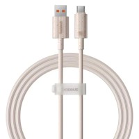 Кабель Baseus Habitat Series Fast Charging Cable USB to Type-C 100W 2m Wheat Pink (P10360203421-01)