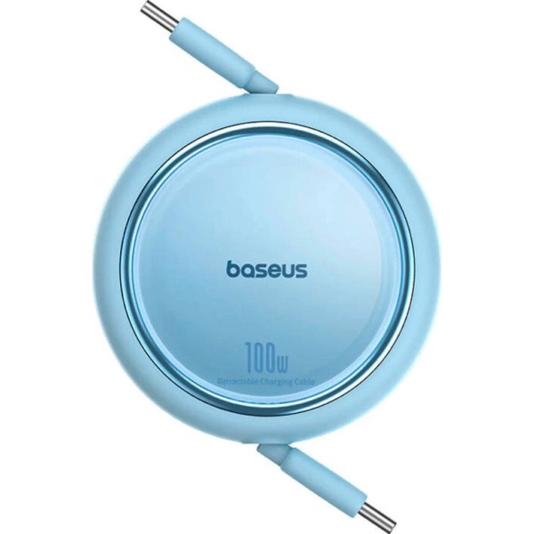 Кабель Baseus Free2Draw Mini Retractable Charging Cable Type-C to Type-C 100W 1m Galaxy Blue (P10364500311-00)