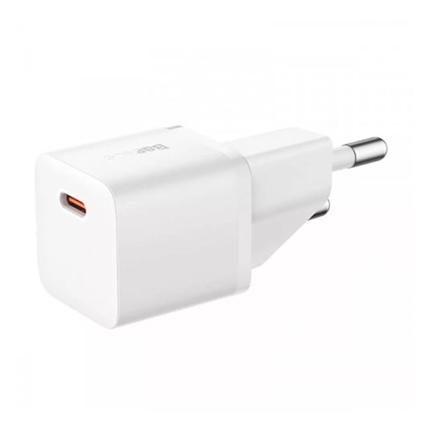 Мережевий зарядний пристрій Baseus  GaN5S Fast Charger 1C 20W EU Moon White (P10162503213-00)