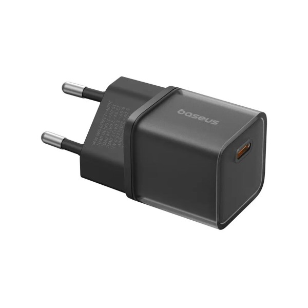 Мережевий зарядний пристрій Baseus  GaN5S Fast Charger 1C 30W EU Cluster Black (P10162504113-00)