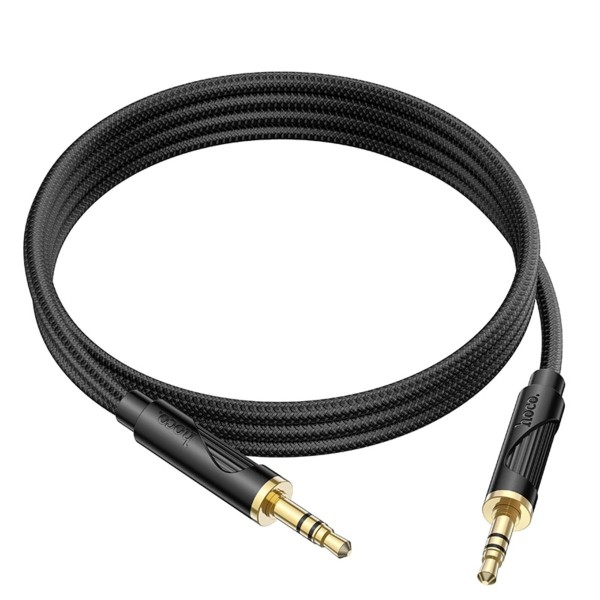 Аудiокабель HOCO UPA30 Friend audio cable AUX Black (6942007625463)