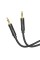 Аудiокабель HOCO UPA30 Friend audio cable AUX Black (6942007625463)