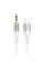 Аудiокабель HOCO UPA22 iP silicone digital audio conversion cable White (6931474769480)