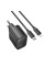 Мережевий зарядний пристрій HOCO CS61A Bright PD30W+QC3.0 charger set (C to iP)(EU) Black (6942007638432)