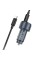 Автомобільний зарядний пристрій HOCO Z57B Glorious 63W dual-port digital display PD45W+QC3.0 car charger set (C to C) Metal Gray (6942007633185)