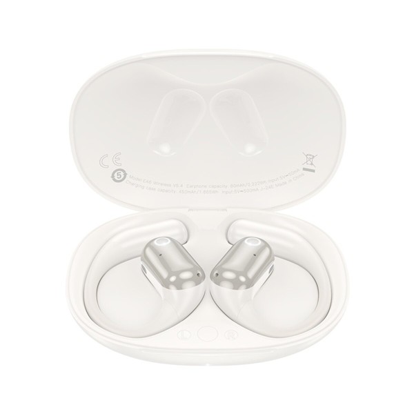 Бездротові навушники HOCO EA6 Melody open true wireless BT headset Milky White (6942007634168)