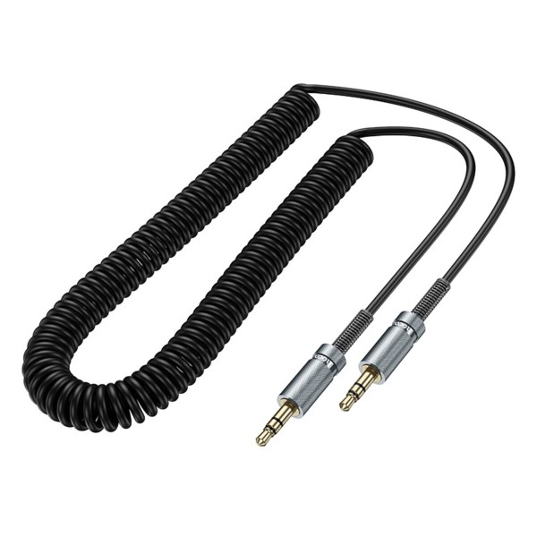 Аудiокабель HOCO UPA31 Cindy spring audio cable AUX Black (6942007631235)