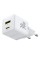 Мережевий зарядний пристрій Baseus Palm Fast Charger C+U 30W EU Moon White (P1011160A213-00)
