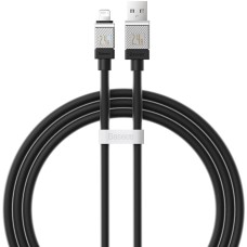 Кабель Baseus CoolPlay Series Fast Charging Cable USB to iP 2.4A 1m Black (CAKW000401)